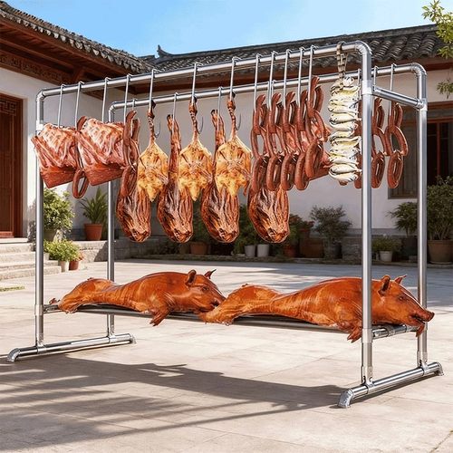 不锈钢加厚可移动晾晒架