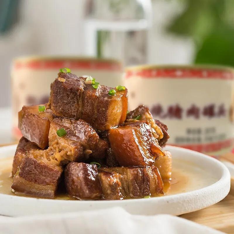 淮河红烧猪肉罐头340g即食