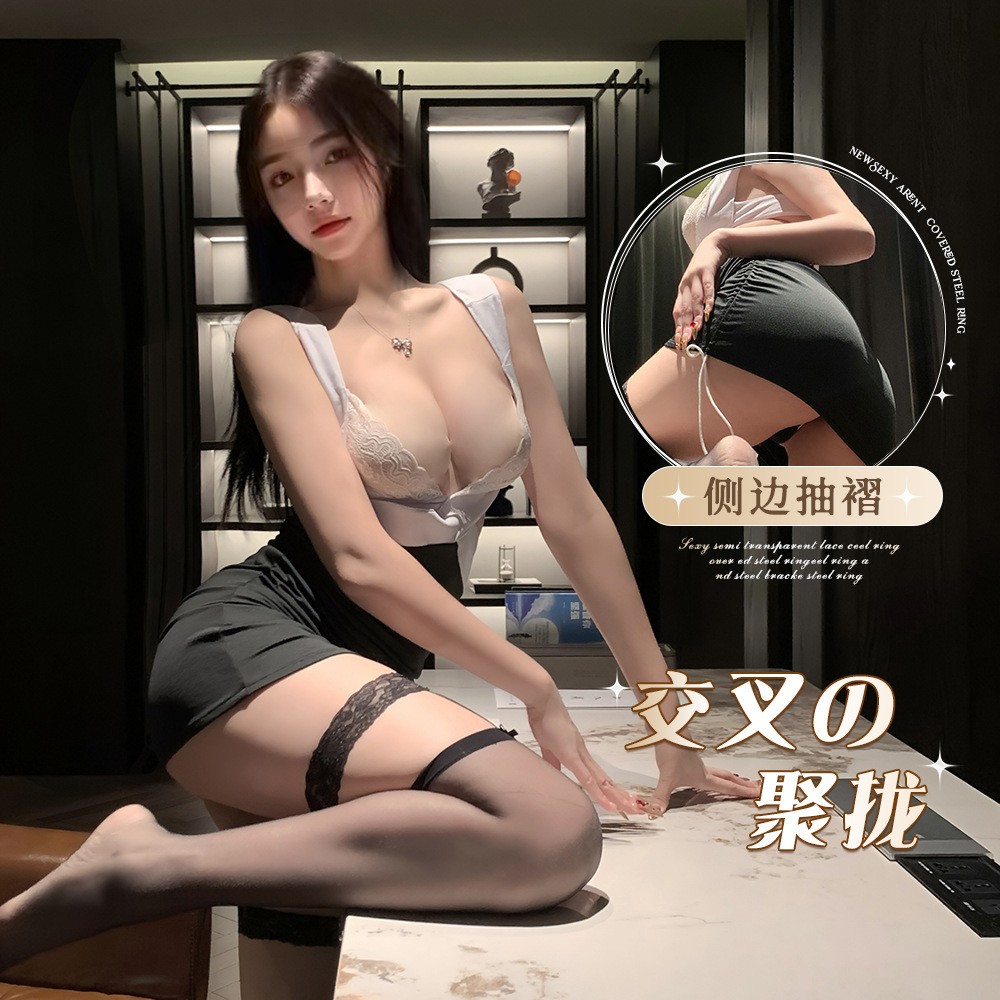 金宵情趣内衣性感镂空蕾丝花边连体衣激情露背包臀夜店角色扮演女