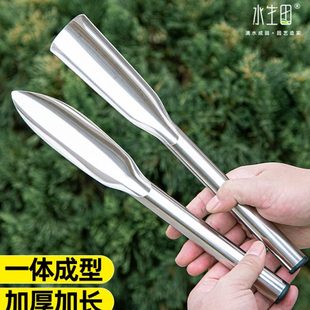 不锈钢小铲子户外挖土挖野菜神器种花种菜工具农用除草园艺铁铲