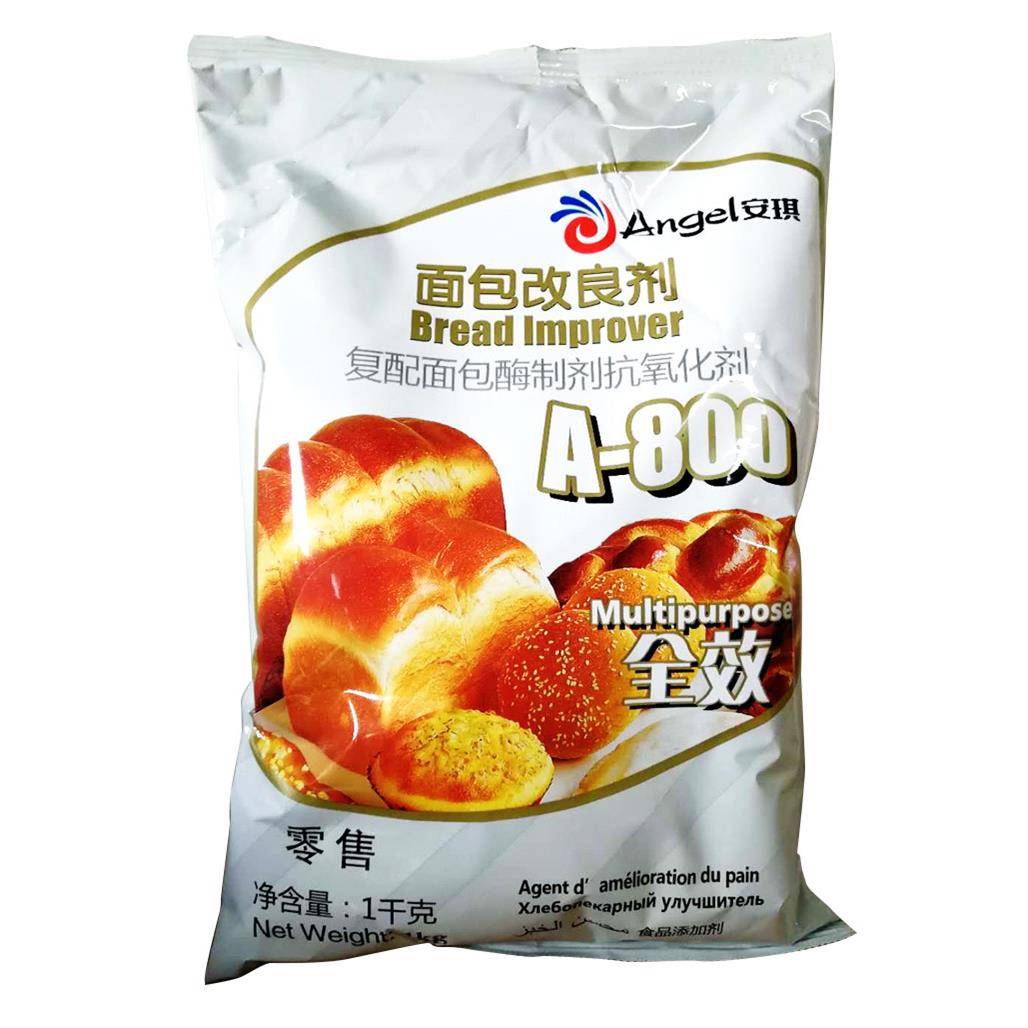 新货安琪A800面包改良剂1kg超软烘焙柔软包子馒头酵母伴侣食品添