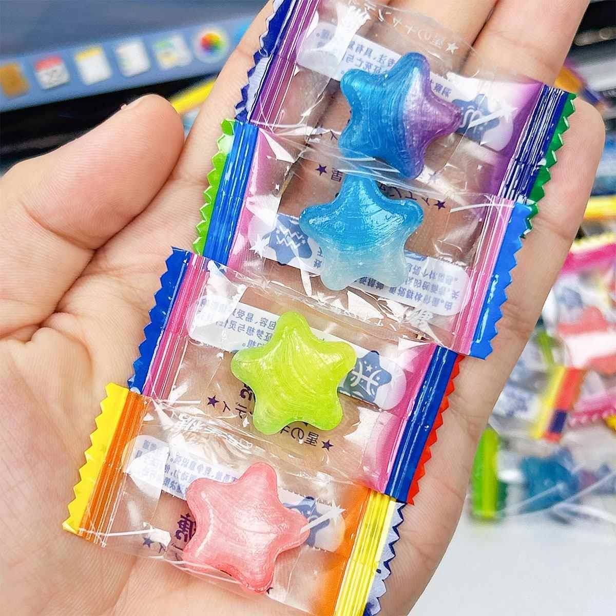 星星水果糖许愿硬糖星座糖果学生水果网红休闲零食婚庆喜糖