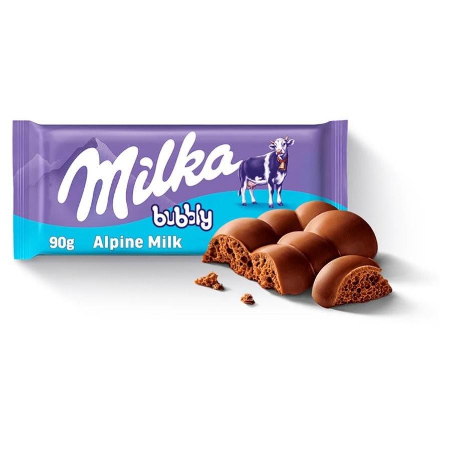 100g*10块 德国进口milka妙卡奥利奥牛奶气泡巧克力代姆焦糖夹心