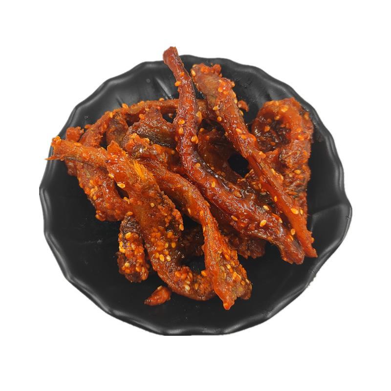北海特产零食休闲小吃小鱼干海燕鱼面条鱼即食香辣蜜汁银鱼仔500g