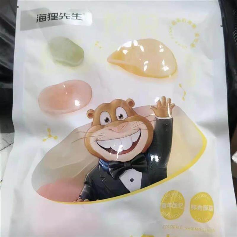 海狸先生彩色生虾片150g*3