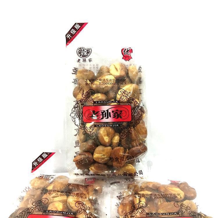 老孙家炒货蚕豆兰花豆休闲零食油炸蚕豆下酒菜香酥馋豆140g*10袋