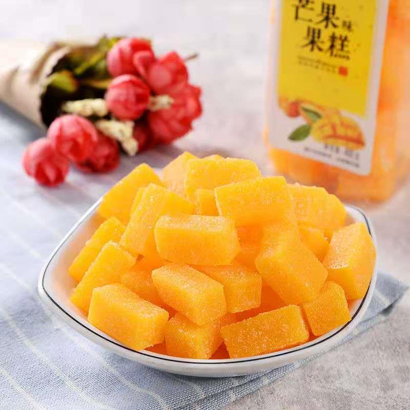 新货桂林特产芒果糕榴莲桂花糕软糖小方块果汁软糖网红芒果膏