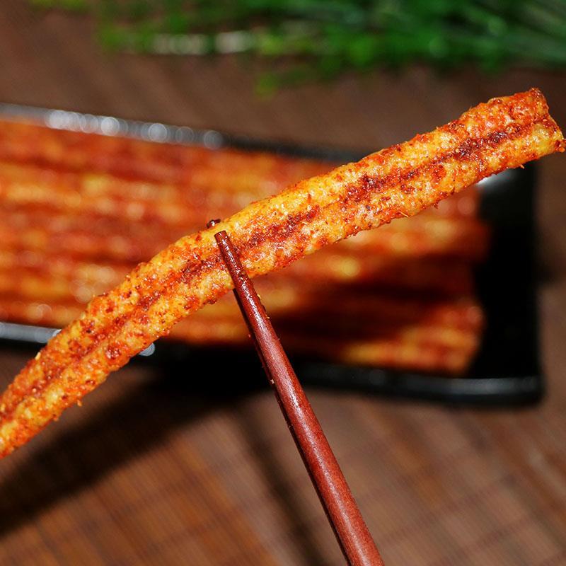 湖南岳阳特产麻辣零食 138克*5大包向东双胞胎麻辣条 80后怀旧f。