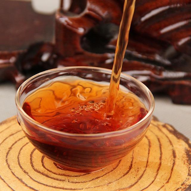 云南普洱茶 2003年制小沱 高香普洱熟茶 檟字迷你小金饼