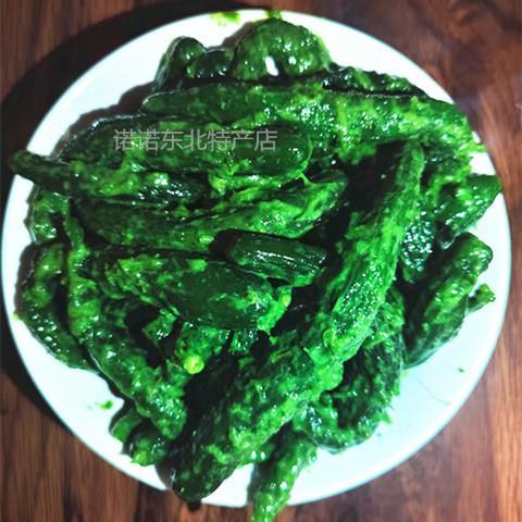 新腌制韭菜花黄瓜咸菜东北特色咸菜韭菜花小黄瓜下饭菜鲜咸可口