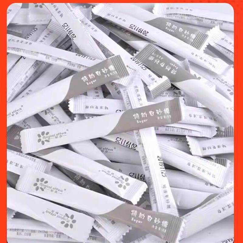 条形 妙极 特幼白砂糖 白糖包 咖啡专用伴侣 5克*100条 现货包邮