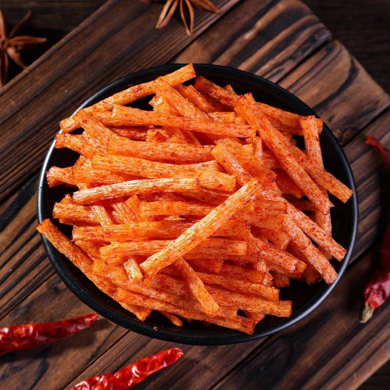 太哥辣白菜味小辣条8090后儿时怀旧麻辣零食品五毛钱辣片小吃整箱