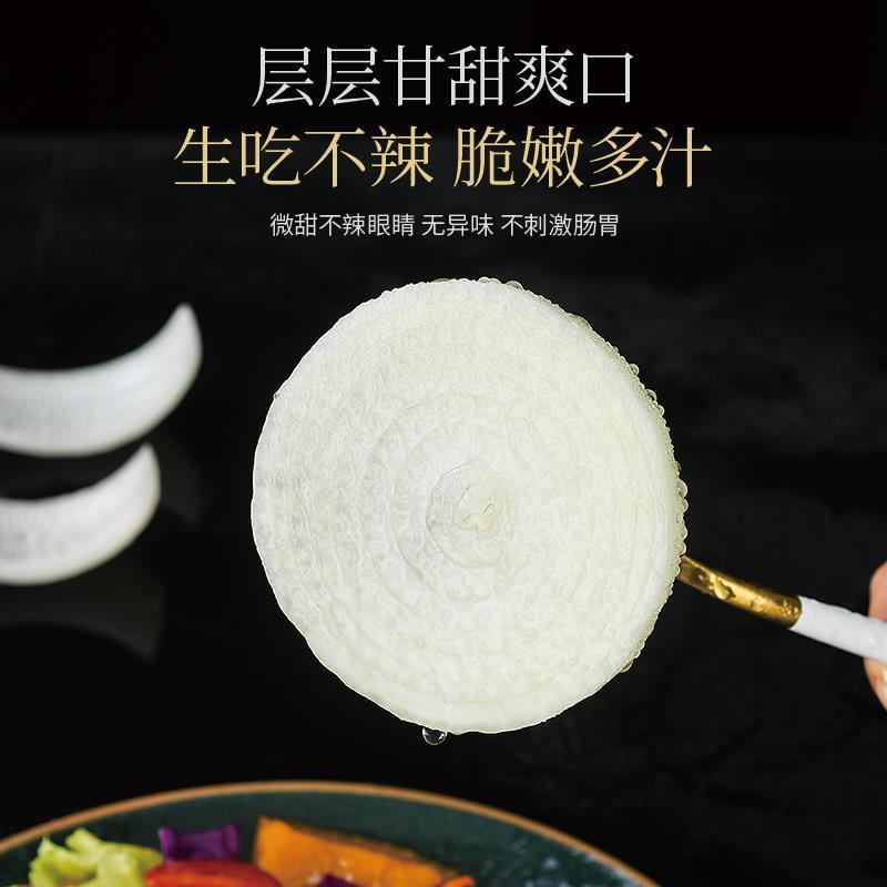 包邮白玉水果洋葱生吃脆甜多汁不辣眼睛生食新品