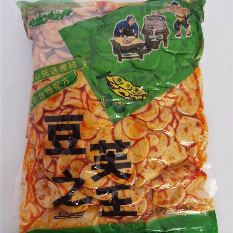 商用千页豆腐千层豆卷素鸡辣条面筋素鸡翅成品凉菜商用