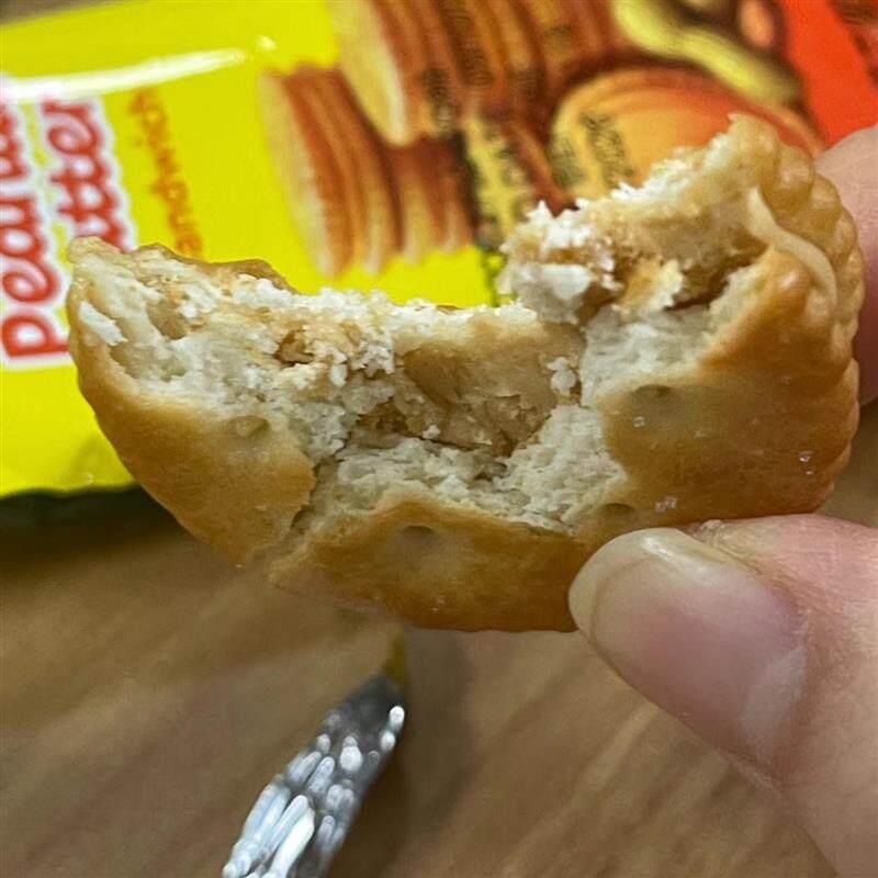 茱蒂丝饼干进口花生酱夹心咸口宿舍三明治15g追剧网红小零食休闲