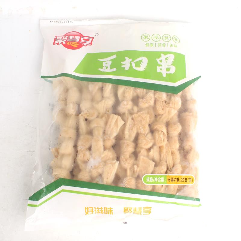 新货聚慧享豆扣串结野游团建烧烤新鲜食材冷冻半成品商用烤串网红