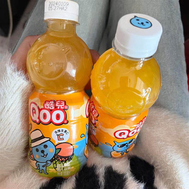 酷儿迷你小瓶300ml*整箱装美汁源橙汁果汁夏季果味饮料可口可乐