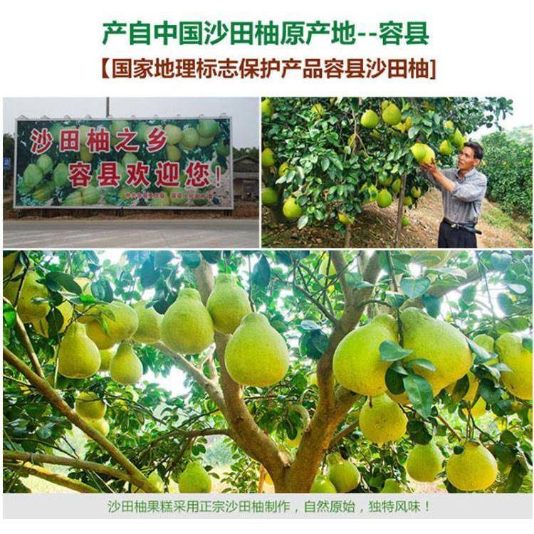 广西容县沙田柚子皮果脯传统手工特产蜜饯休闲零食柚皮糖500克/袋