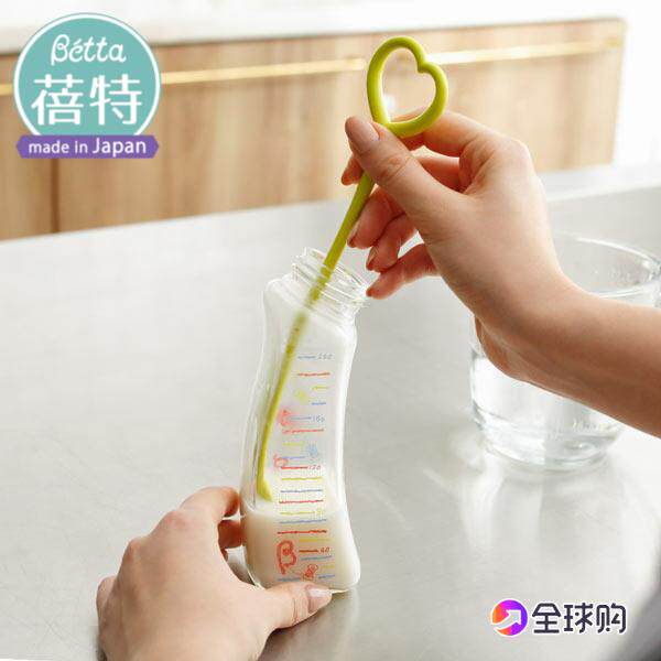 日本原装Betta/蓓特奶瓶专用奶粉搅拌棒长柄咖啡搅拌棒星型多用途