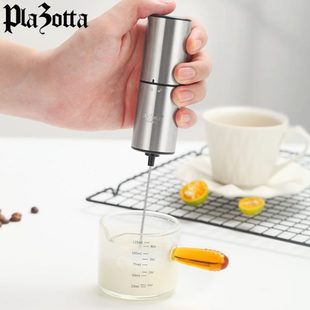 德国plazotta电动打奶泡器咖啡机家用牛奶打泡器手持搅拌打蛋器