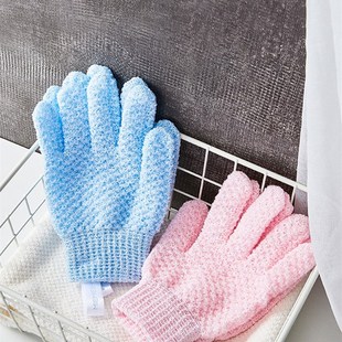 磨砂搓澡手套双面女士家用不伤皮肤去污搓灰搓泥神器男女洗澡巾