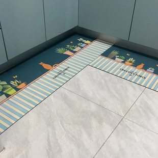 厨房矽藻泥地垫吸水防滑可擦免洗耐脏可定制N加厚垫子家用长条地