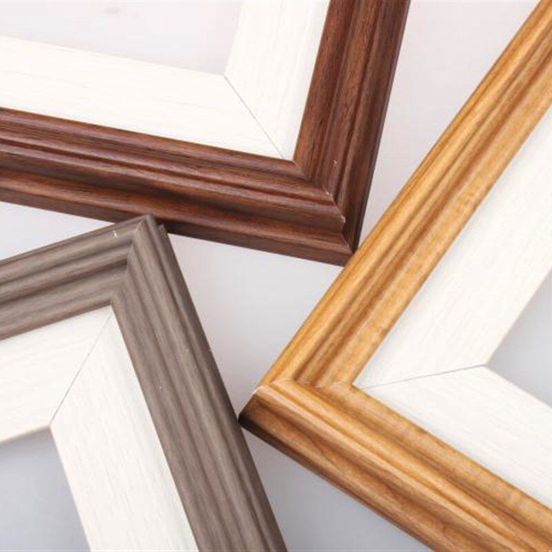 新款晰地中海欧式画定制框白色婚纱相框油画框镜框装饰线条