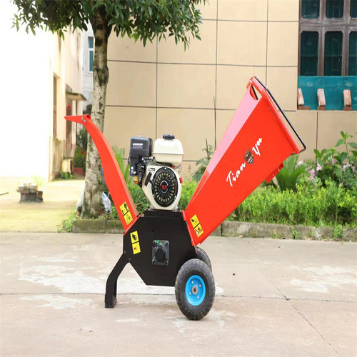 家用小型干湿树枝粉碎机 移动式藤枝碎枝机 果园园林碎枝机