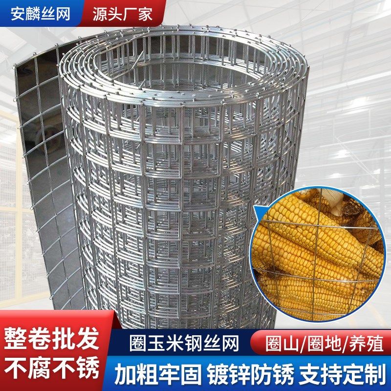 玉铁丝网圈玉网加厚苞棒子晾晒网热镀锌钢丝网铁丝网格网