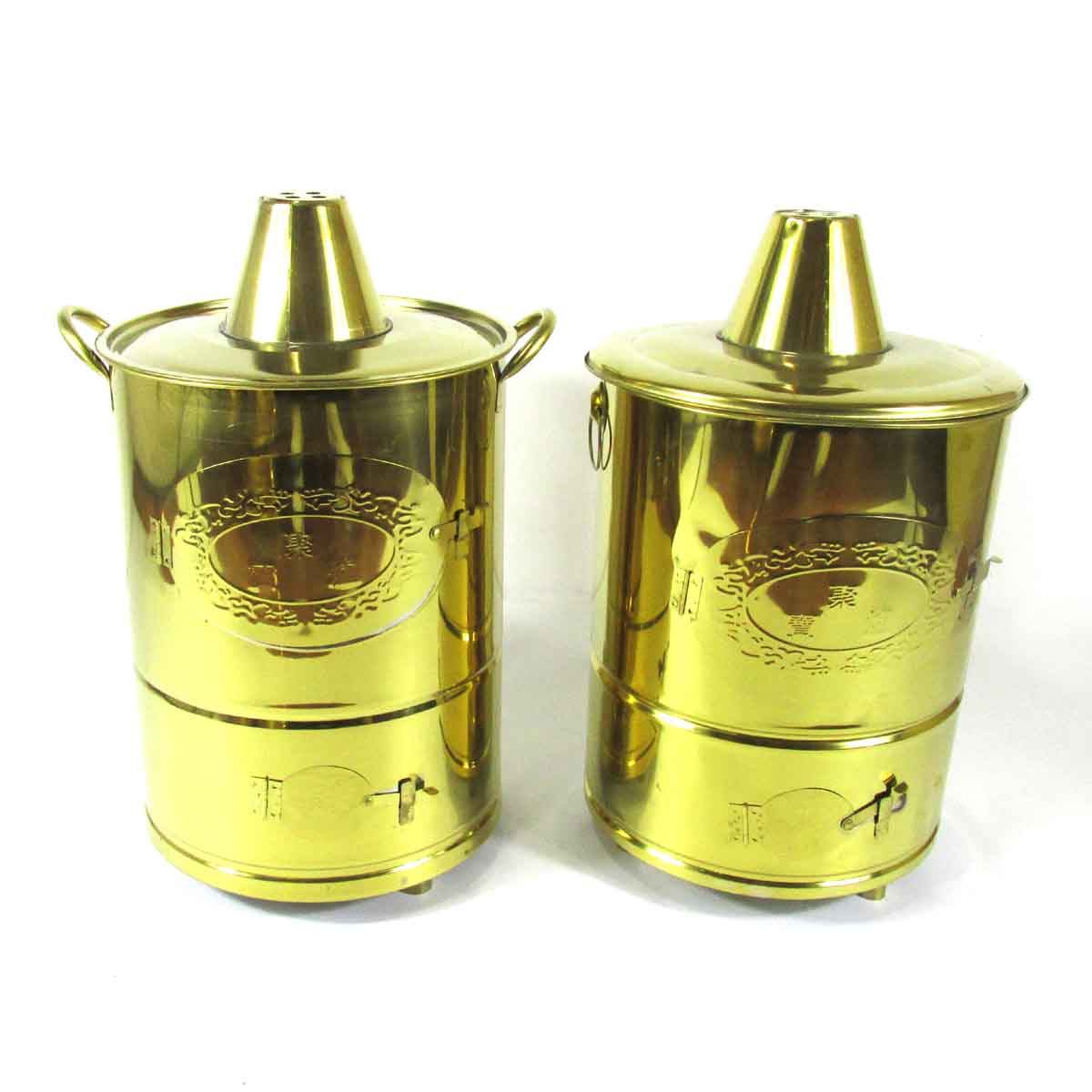 加厚金色烧宝桶化金桶元宝炉烧纸桶盆焚烧经桶大号小号佛堂,家居饰品,香薰炉,淘宝优惠券,粉丝福利购,淘宝优惠卷