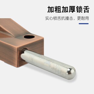 大门天地带锁插销自锁地插销门栓带锁插销防火门防盗门内插销