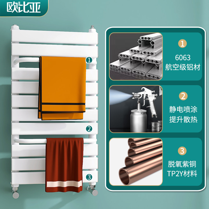 水暖气片小背篓明铜铝复合超平板简热片