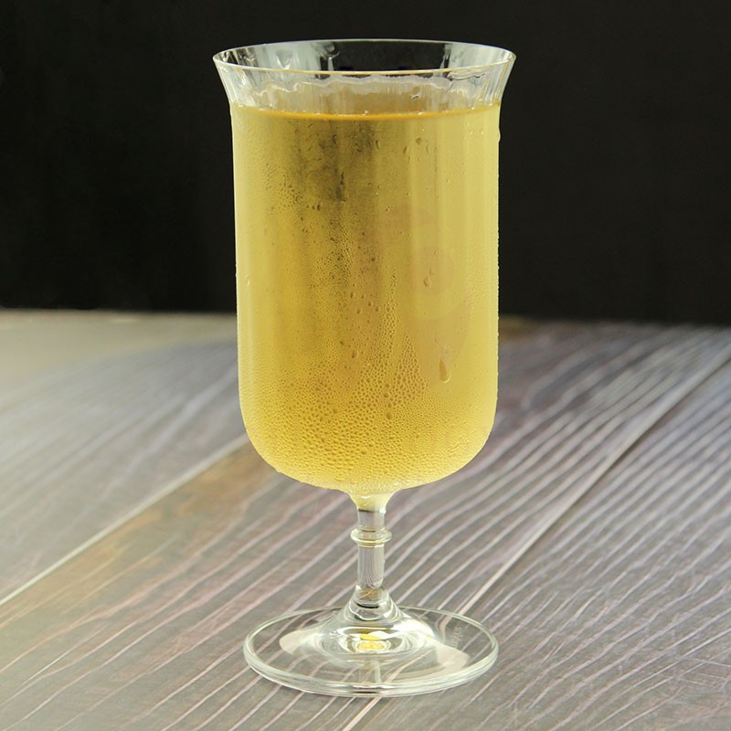酒术泰国水晶新加坡司令杯波纹鸡尾酒杯竹脚杯啤酒杯