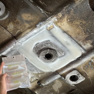 汽车发动漏油修补胶耐温度粘铝合金油底壳变速箱裂痕胶