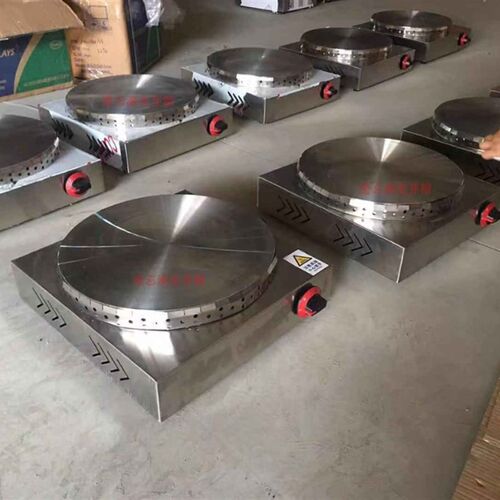 山东煎饼果子燃气商用电热杂粮煎饼锅煎饼鏊子防风煎饼炉
