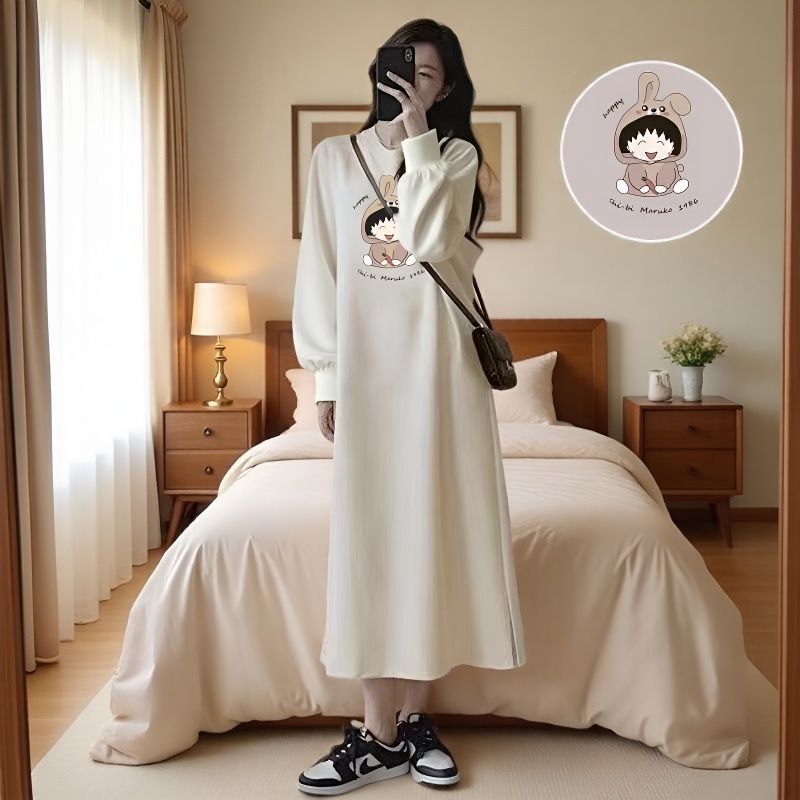 灰色卫衣连衣裙2025新款女