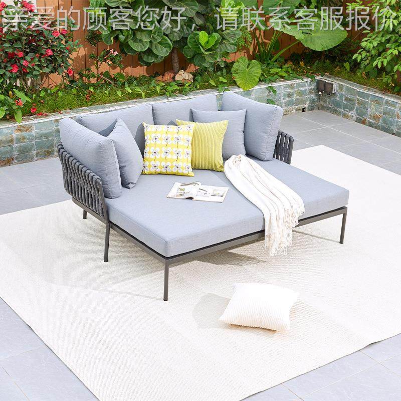 户外躺床露天休917绳编床闲花园庭沙院店室外藤艺滩床酒酒店别墅,住宅家具,其它椅子,淘宝优惠券,粉丝福利购,淘宝优惠卷