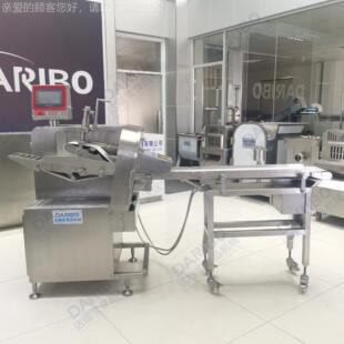 Q16连0型全WYG自动萨米香肠切片机 输送带续式香肠切割 拉商用肉