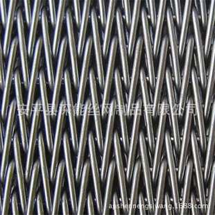 人字形网带 食品级加密人字网带  耐高温化工颗粒生产流水线网带