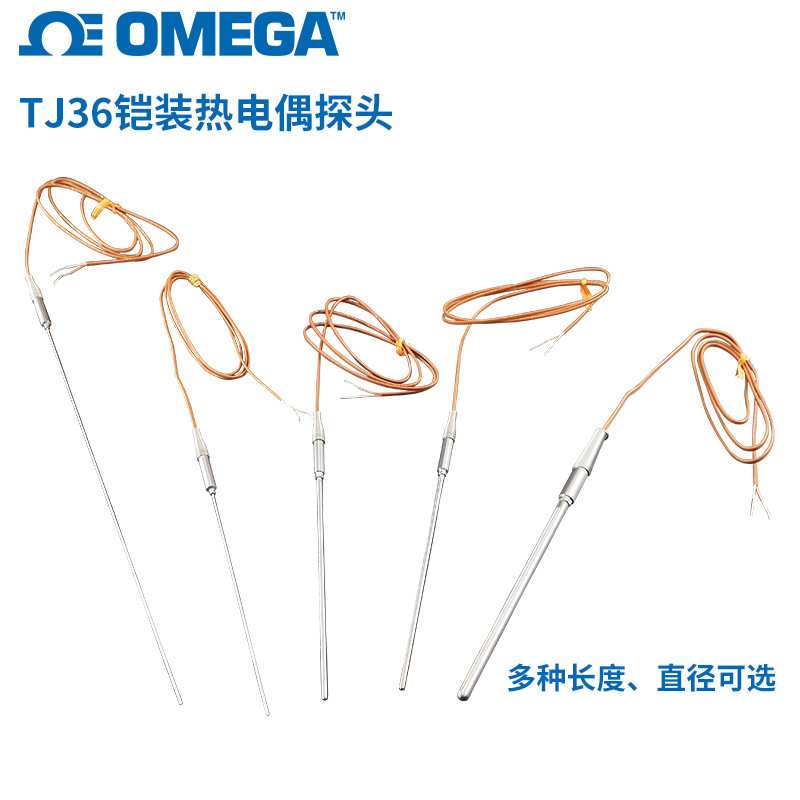 TJ200-CAXL-116U-16 TJ36-CPSS-116U-2奥米佳带导线铠装热电偶