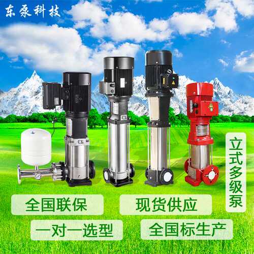 山东东泵 CDLF多级管道泵CDL多级泵不锈钢多级泵不锈钢加压泵