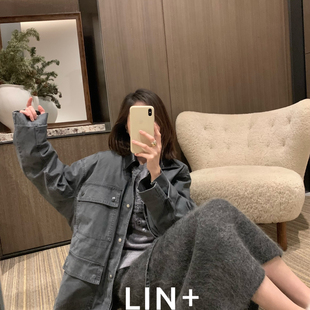 LIN 派巴恩风高智感保暖羽绒服外套 冬上新～工装