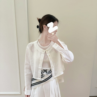 亚麻百搭精致防晒衬衫 早春款 GROVE SANTA