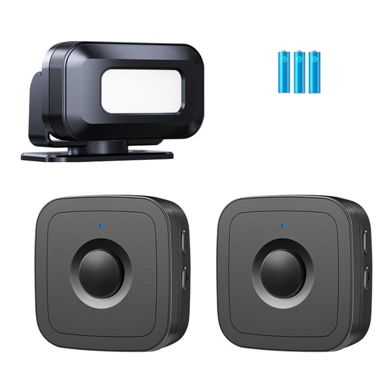 门口欢迎光临感应器一拖二进门语音迎宾进店感应门铃来人提示器