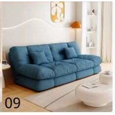 沙发床现代简约折叠多功能小沙发卧室客厅多尺寸云朵布艺沙发