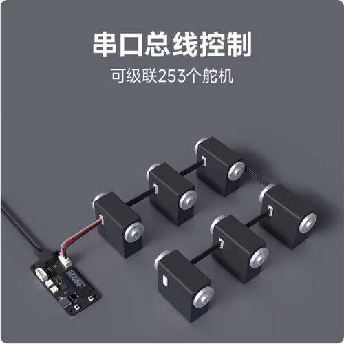 ST3025 Servo 40kg.cm串行总线舵机 高精度 大扭矩 360°磁编码器