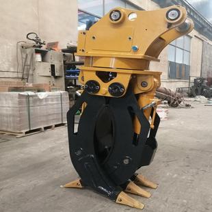 折扣价 徐工钩机辅具双缸转稻压草夹木子三键手旋柄控制液夹器