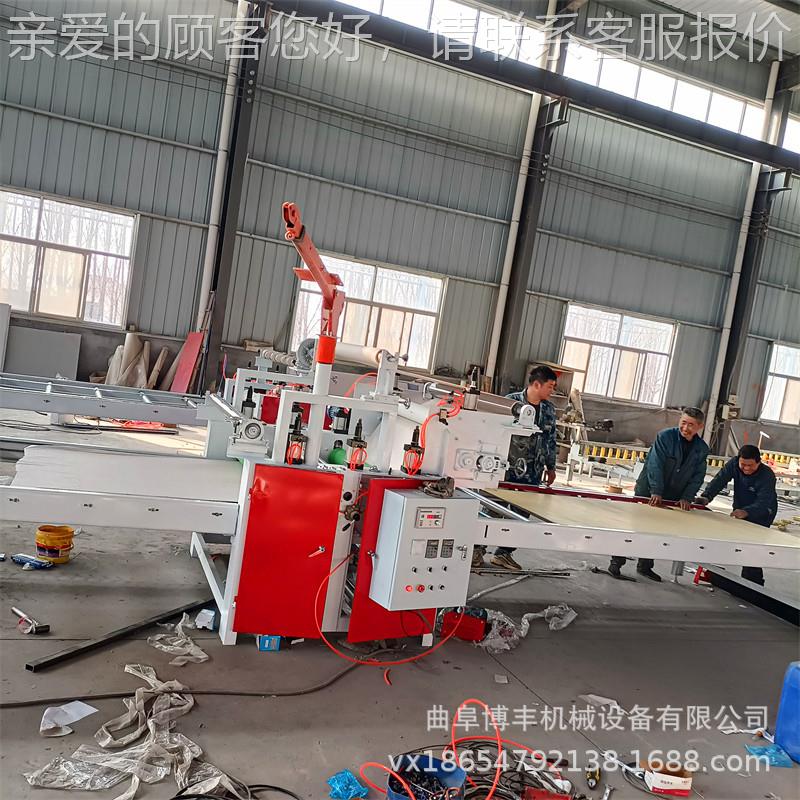 竹木纤贴面机维大板C贴面机 PV膜上胶平涂机 贴定做铝蜂窝隔断板