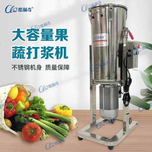 大容量果蔬打浆机304不锈钢机身快速打浆石斛椰肉打浆机源厂直销