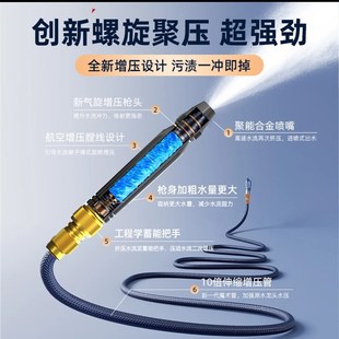 友迈高压伸缩增压软管多功能收纳强力洗地面家用洗车浇花水管